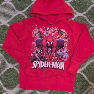 Marvel Red Spider-Man Graphic Kids Hoodie